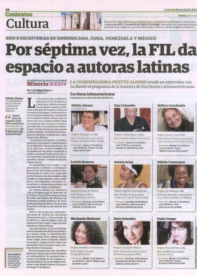 2013-FIL_Escritoras latinoamericanas